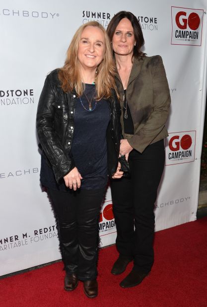 Melissa Etheridge, left, and Linda Wallem married in May 2014 at San Ysidro Ranch in Montecito, California. The singer <a href="https://twitter.com/metheridge/status/473112831898820609" target="_blank" target="_blank">tweeted </a>"True love...so blessed. 'By the power invested in me by the state of California...' Thanks" along with a wedding picture of her and Wallem, who is one of the creators of the Showtime series "Nurse Jackie."
