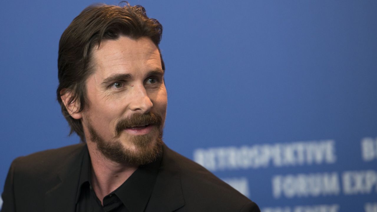 British actor Christian Bale addresses a press conference for the film "American Hustle" in the Berlinale Special category at the 64rd Berlinale Film Festival in Berlin, on February 7, 2014. The 64rd Berlinale, the first major European film festival of the year, starts with 24 international productions screening in the main showcase. AFP PHOTO / JOHANNES EISELE 
  AFP PHOTO / JOHANNES EISELE        (Photo credit should read JOHANNES EISELE/AFP/Getty Images)
