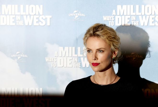 Theron looked decidedly more pulled together during a photo call for the film "A Million Ways to Die in the West" in London in May 2014. 