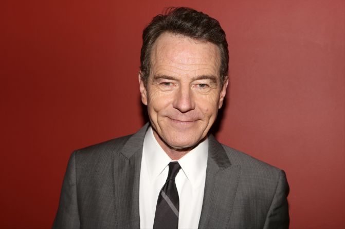 Cranston looked considerably less threatening at the Critics Circle Theatre Awards held in May 2014 in New York City. 