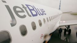 A JetBlue Airways jet sitting on the tarmac at O'Hare Airport in Chicago, Illinois. JetBlue CEO David Barger has said that unlike airports and financiers, profit margins for airlines are very low meaning airlines have no choice but to be innovative about their pricing strategies.