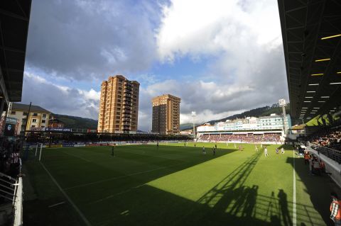 Eibar's Ipurua stadium holds just 5,200 spectators but has an atmosphere that can prove intimidating to visiting teams, something the club hopes Real Madrid and Barcelona will find out next season.
