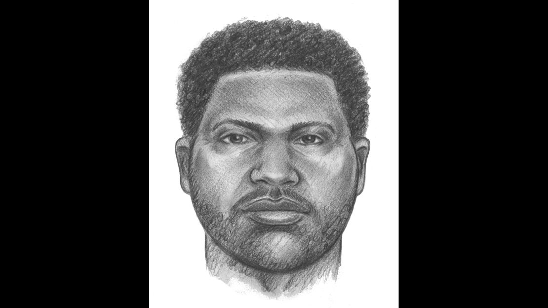 The suspect has been described as a "heavy set" black male, approximately 6 feet tall, between ages 25 and 35.