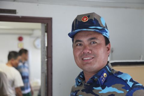 Major-Sargent Bui Van Son of CG 8003.