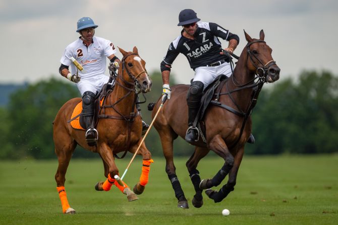 Facundo Pieres (right) has won every major championship in polo and is one of a handful of players in the world to hold the maximum 10-goal handicap. 