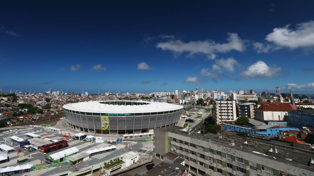 FIFA Confederations Cup Brazil 2013 matches were held at the new, purpose-built, 51,708-capacity Estadio Octavio Mangabeira.