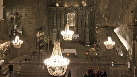 <strong>6. Wieliczka Salt Mine:</strong> Ashley Hertz wasn't quite sure what to expect when she visited <a href="http://ireport.cnn.com/docs/DOC-1138704">Wieliczka Salt Mine</a>, but it ended up being one of the most amazing parts of her trip to Poland. The underground mine near Krakow features a lake, stables, statues and a cathedral carved entirely out of salt.