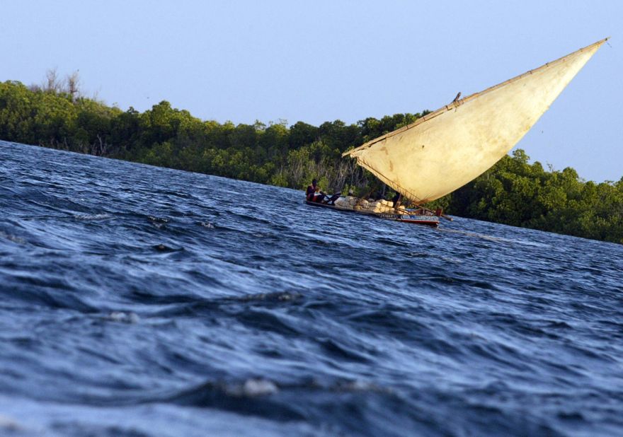 Locals rely on traditional dhows to travel between the islands in the main archipelago. 