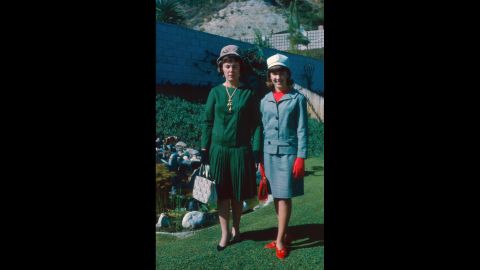<a href="http://ireport.cnn.com/docs/DOC-1139587">Barbara Wright-Avlitis</a> is proud of this fashionable photo from September 1965. It was taken for a mother-daughter formal luncheon. Her aunt provided the clothes so she might fit in at the "rather exclusive high school" she ended up attending. "Most of the girls who went to the school were rich and from upper-class families but my family was a pretty average middle-class bunch. We weren't used to putting on airs or hobnobbing with celebrities. In fact, we were pretty nervous about the whole thing because mom wanted to make me proud and I just wanted to blend in."