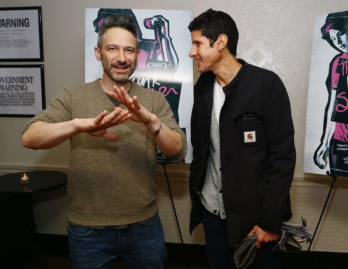 Shown here are (from left) Beastie Boys Adam "Ad-Rock" Horovitz and Michael "Mike D" Diamond. Tracks from the hard-edged Brooklyn rap rockers are now classics.