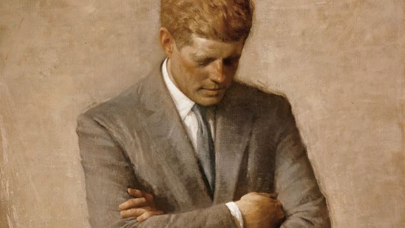 Painting a deceased president
