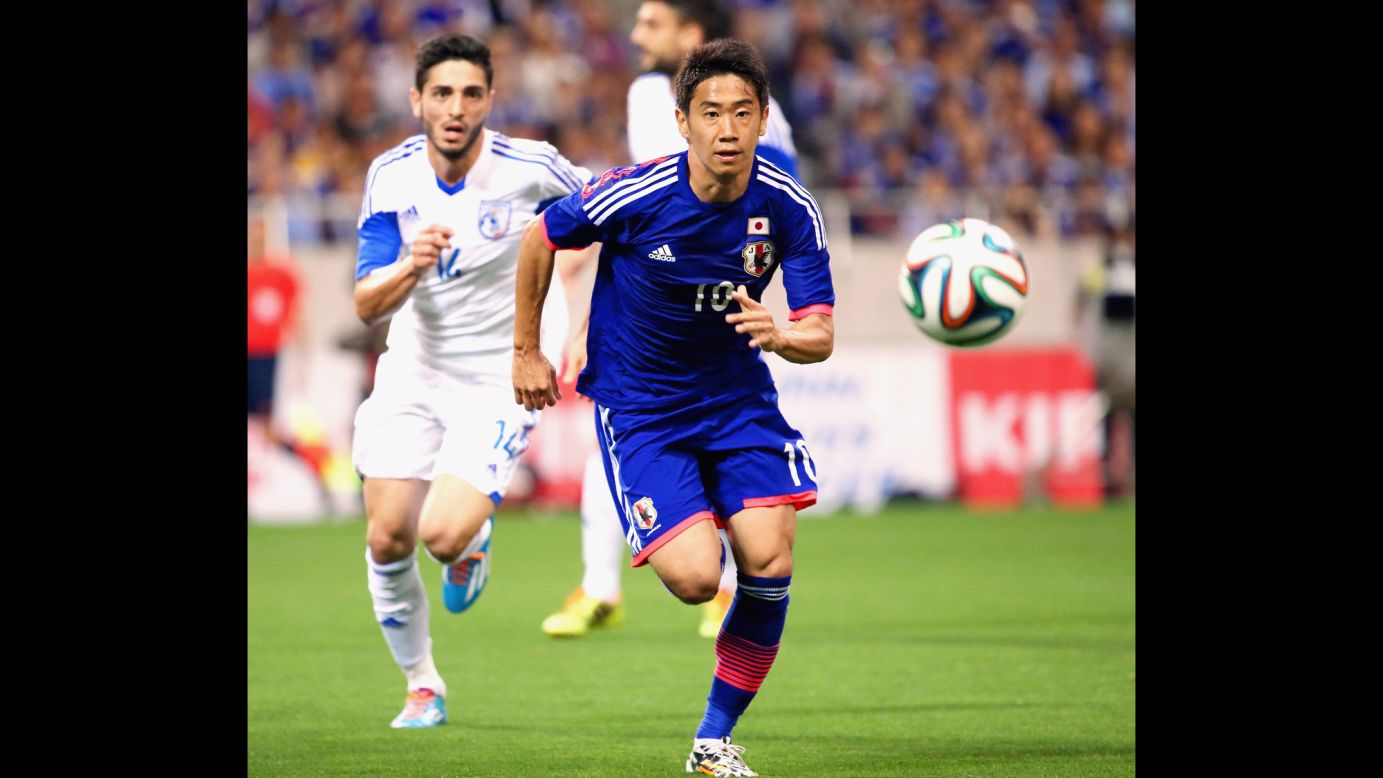 <strong>Shinji Kagawa (Japan):</strong> The attacking midfielder's speed, vision and creativity would likely guarantee the 25-year-old a spot on any club in the world. But this year, an underachieving and in-transition Manchester United featured him in only 18 games. He went goalless and notched only three assists. He'll need to shake off the rust if Japan is to advance out of an up-for-grabs Group C.