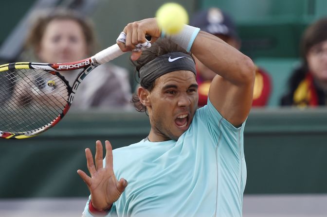 Rafael Nadal recovered from losing the opening set to defeat fellow Spaniard David Ferrer 4-6 6-4 6-0 6-1.