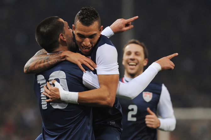 With Klinsmann at the helm, however, the U.S. achieved historic wins against Mexico and, pictured here, Italy in pre-tournament matches. The USMNT reached the second round of Brazil 2014, before suffering extra-time elimination at the hands of Belgium. 