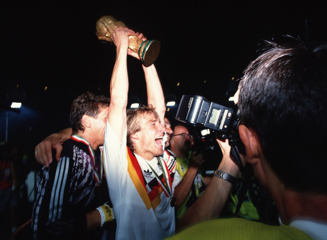 Klinsmann knows what it takes to win World Cup, having lifted the famous trophy as a part of West Germany's victorious Italia '90 team.