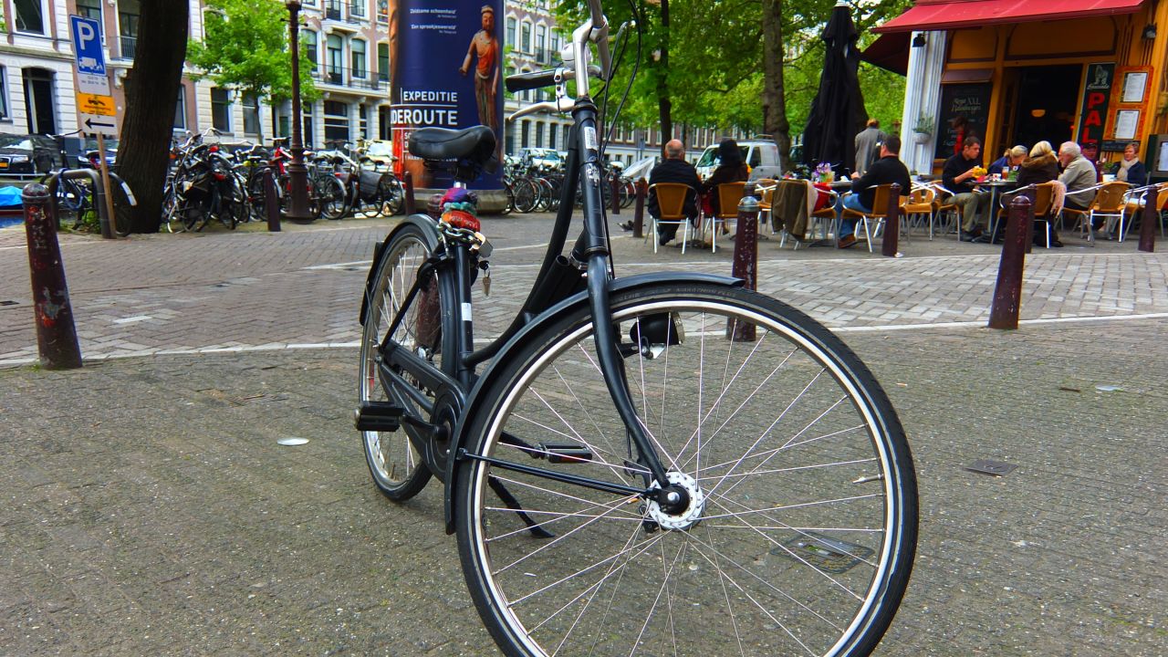 A typical Dutch bicycle