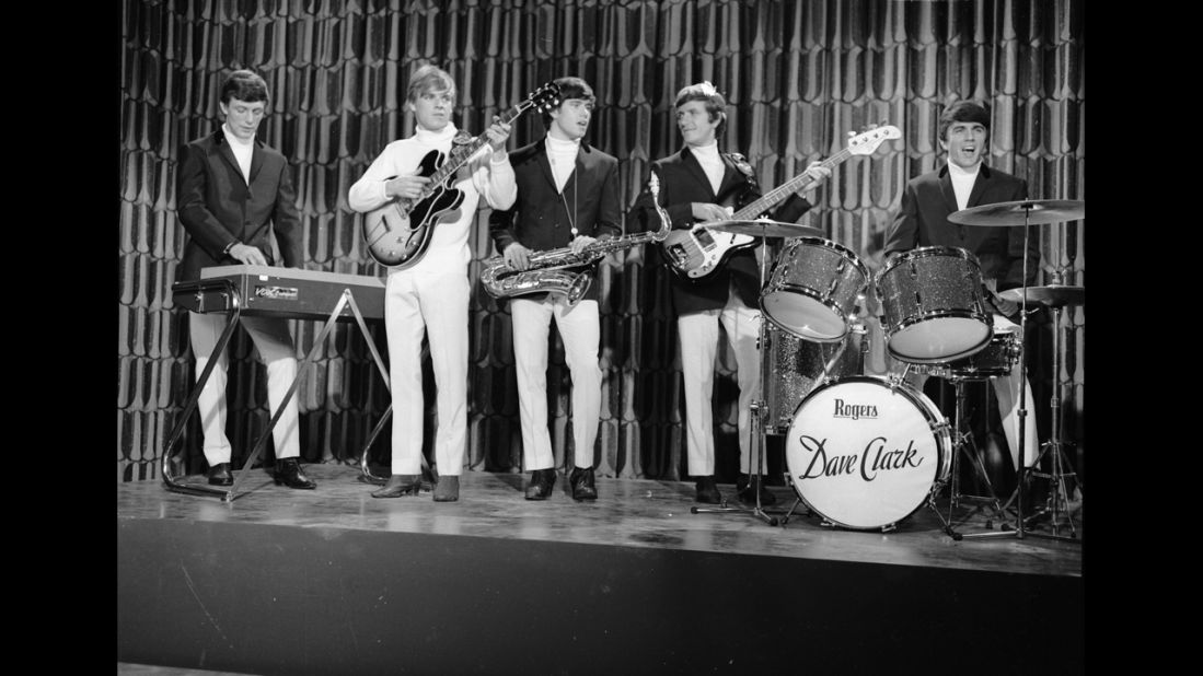 The Dave Clark Five -- from left, Mike Smith, Lenny Davidson, Dennis Payton, Rick Huxley and Dave Clark -- were known for "Glad All Over" and "Bits and Pieces." 