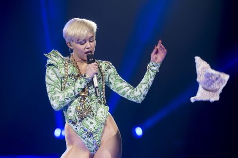 Miley Cyrus isn't one to make a lot of apologies -- if you didn't like her twerking on MTV, that's too bad -- but she isn't immune to saying "I'm sorry." When suggestive photos of a then-15-year-old Cyrus surfaced in 2008 -- including one that showed her wearing just a bedsheet on the cover of Vanity Fair -- <a href="http://www.people.com/people/article/0,,20195785,00.html" target="_blank" target="_blank">she said in a statement</a> that she was "truly sorry" if she "disappointed anyone." Similar grievances were given <a href="http://www.eonline.com/news/225236/miley-cyrus-bong-video-apology-i-m-not-perfect" target="_blank" target="_blank">after she was seen smoking a bong in 2011</a> and when <a href="http://www.mtv.com/news/1604700/miley-cyrus-apologizes-again-for-slanty-eyed-photo/" target="_blank" target="_blank">a racially insensitive photo emerged</a> in 2009.