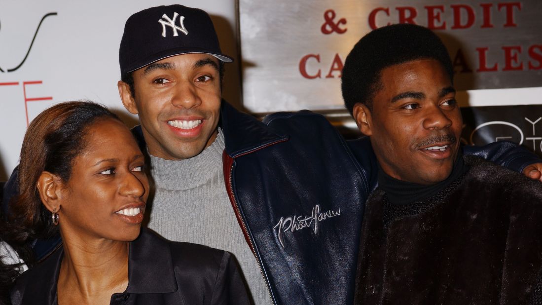 Morgan's acting career branched out from television to include movie titles such as "30 Years To Life."  Director Vanessa Middleton, left, appeared with  Allen Payne and Morgan at the premiere on March 27, 2002. 
