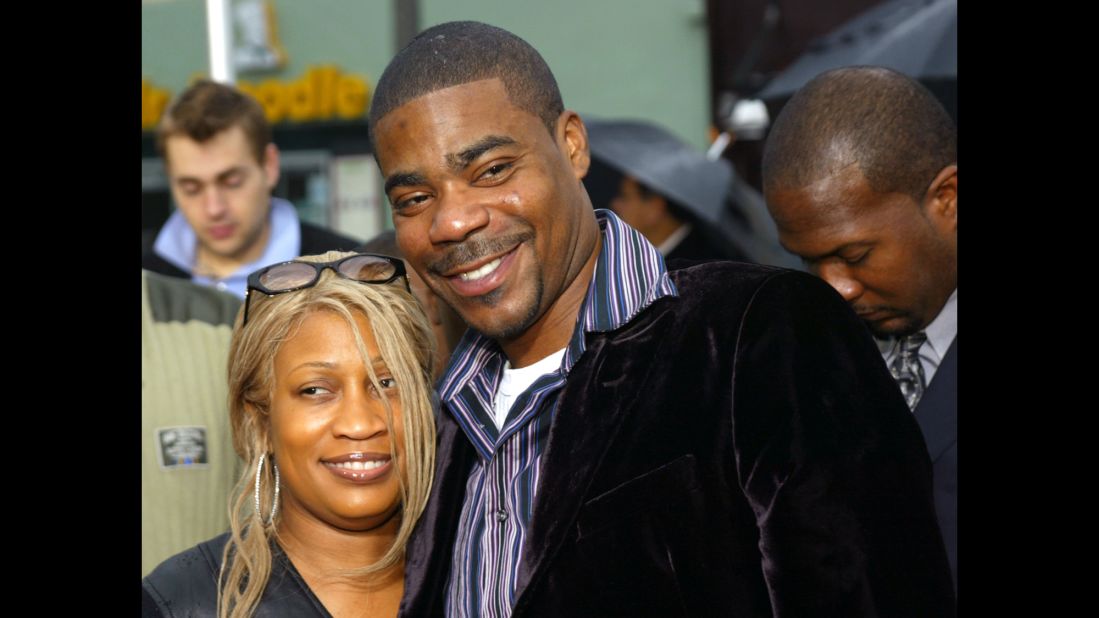 Morgan and wife Sabina pose on the red carpet during the premiere of "Are We There Yet?" in Los Angeles in January 2005. The couple divorced in 2009 after 23 years of marriage. 