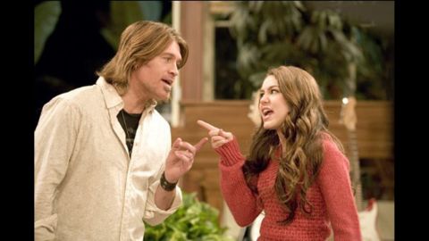 <strong>"Hannah Montana": </strong>In more innocent, pre-twerking times, Miley Cyrus starred in the popular Disney show with real dad Billy Ray Cyrus as her on-screen dad. The main character's deceased mom (played by Brooke Shields) appeared only in flashback scenes.