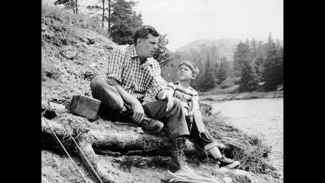 <strong>"The Andy Griffith Show": </strong>Andy Griffith played a widowed sheriff -- and father to son Opie (Ron Howard) -- in the 1960s series set in the fictional town of Mayberry, North Carolina.