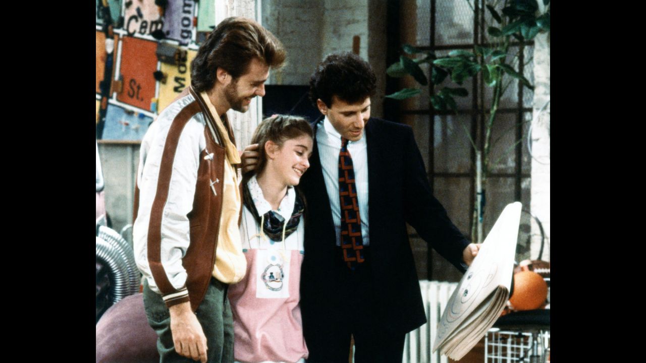 <strong>"My Two Dads": </strong>When Nicole (Staci Keanan) is left without a parent after her mom passes away, a judge in this sitcom orders joint custody to two men, played by Paul Reiser and Greg Evigan, who were after the affections of Nicole's mom. 