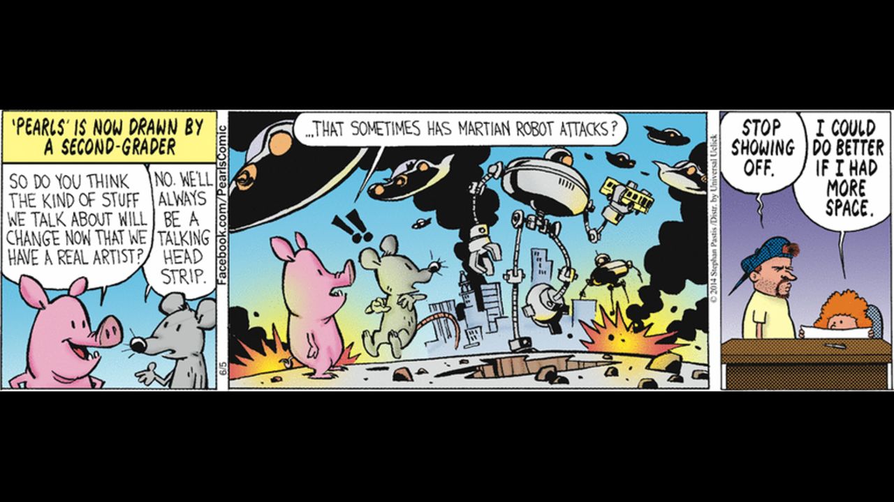 Bill Waterson, of "Calvin and Hobbes" fame, is filling in for illustrator Stephen Pastis for the comic "Pearls before Swine."