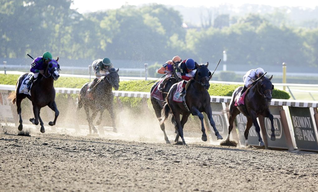 But it wasn't to be as California Chrome finished fourth at Belmont Park to narrowly miss out on becoming the first horse since 1978 to claim the Triple Crown. 