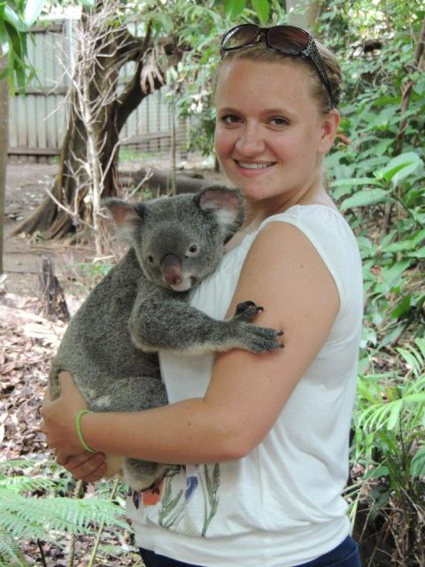 By March 2013, one year into her recovery, Miles was happier with herself and her body than she'd ever been before.  On a trip to Australia, she says she was able to experience foods that she would have never tried before.