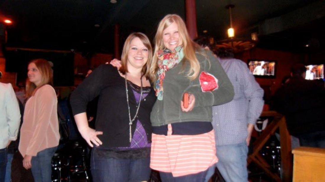 By her 28th birthday in early 2013, Durham, left, had begun her weight loss journey by making small changes to her diet.