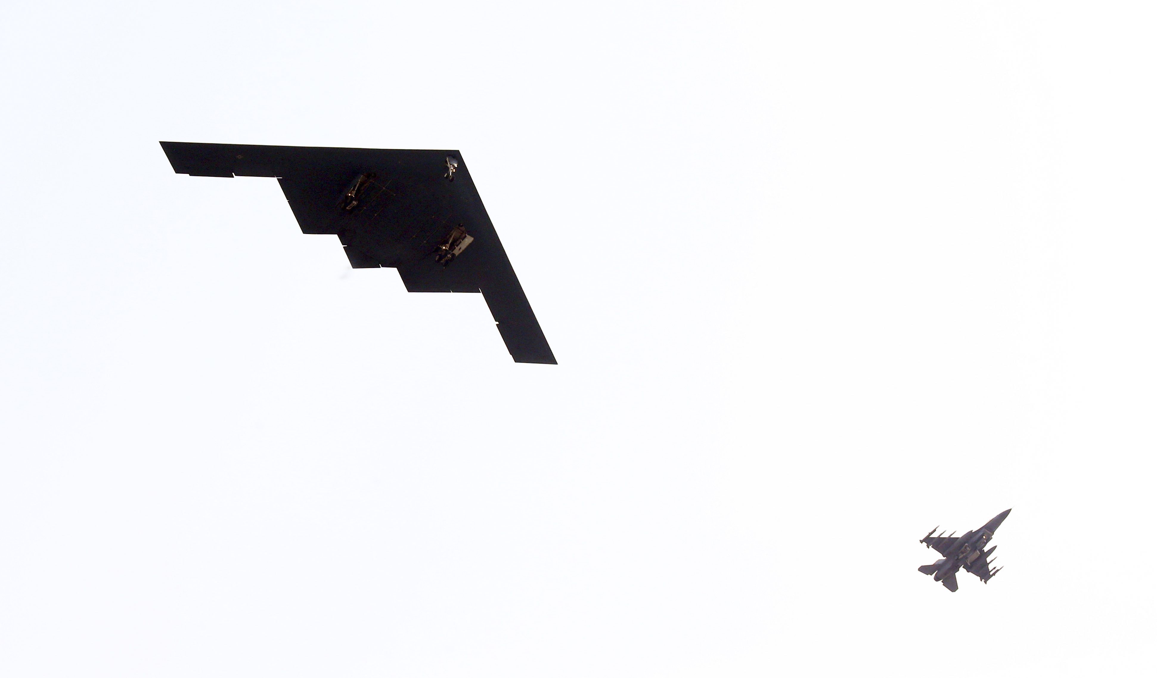 stealth bomber silhouette