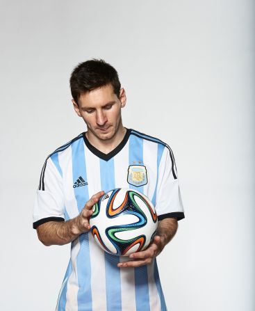 Argentina hero Lionel Messi is pretty handy with the ball at his feet, and he was one of the players enlisted to test out the Brazuca for Adidas.