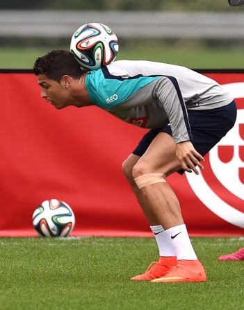 Portugal's world player of the year Cristiano Ronaldo will be hoping to make the Brazuca bend to his will as he did the much-mocked Jabulani in 2010.