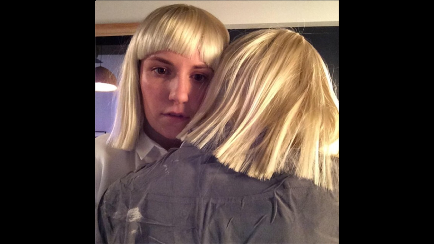 Actress Lena Dunham, left, posted a photo of herself <a href="http://instagram.com/p/pCva-Si1MU" target="_blank" target="_blank">in a blond wig</a> Monday, June 9, to tease a "special Sia surprise" on NBC's "Late Night with Seth Meyers." On the show, Dunham wore the wig and performed<a href="http://www.eonline.com/news/549629/lena-dunham-wigs-out-during-sia-s-chandelier-interpretive-performance-on-late-night-watch-now" target="_blank" target="_blank"> an interpretive dance</a> while Sia sang her single "Chandelier."