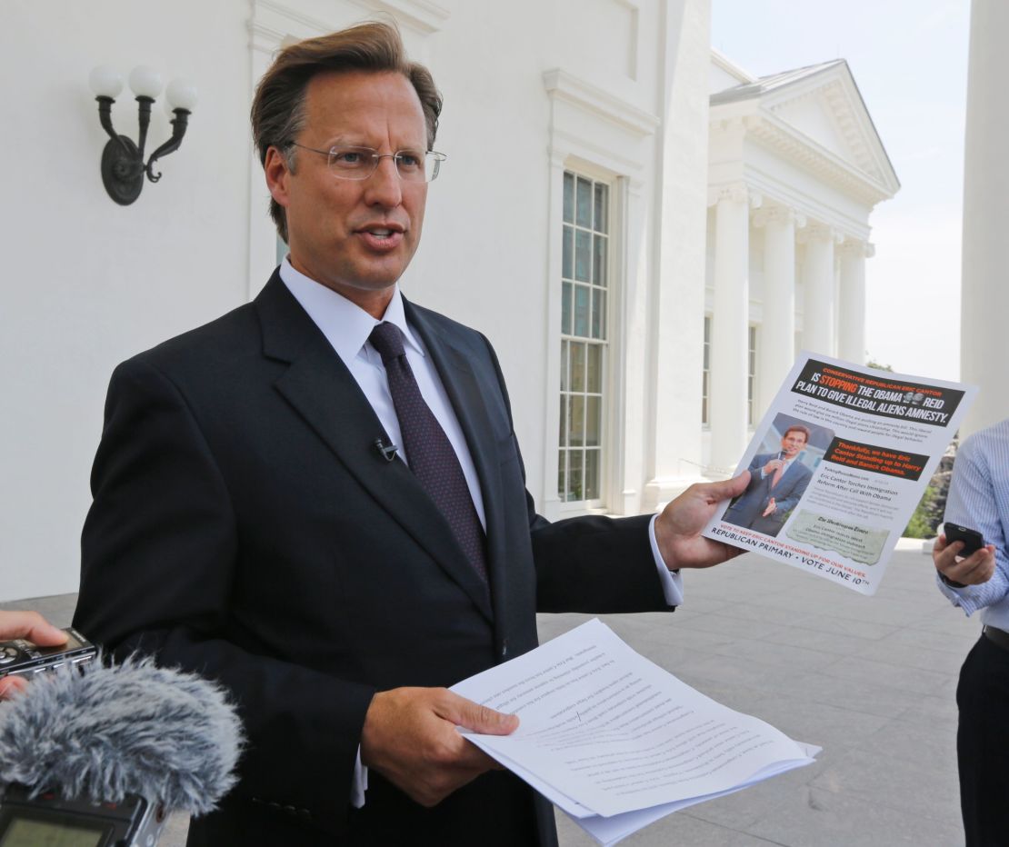 Dave Brat was vastly outspent in the Virginia primary but came out on top.