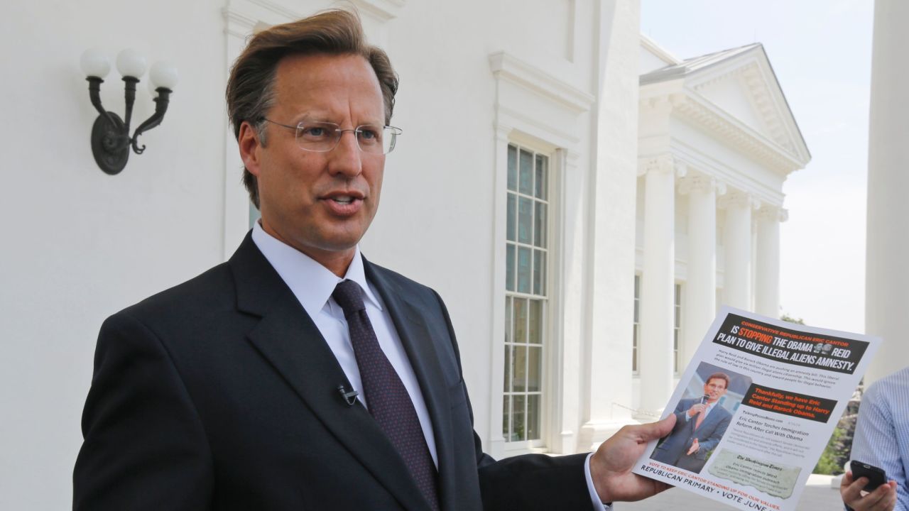 Dave Brat was vastly outspent in the Virginia primary but came out on top.