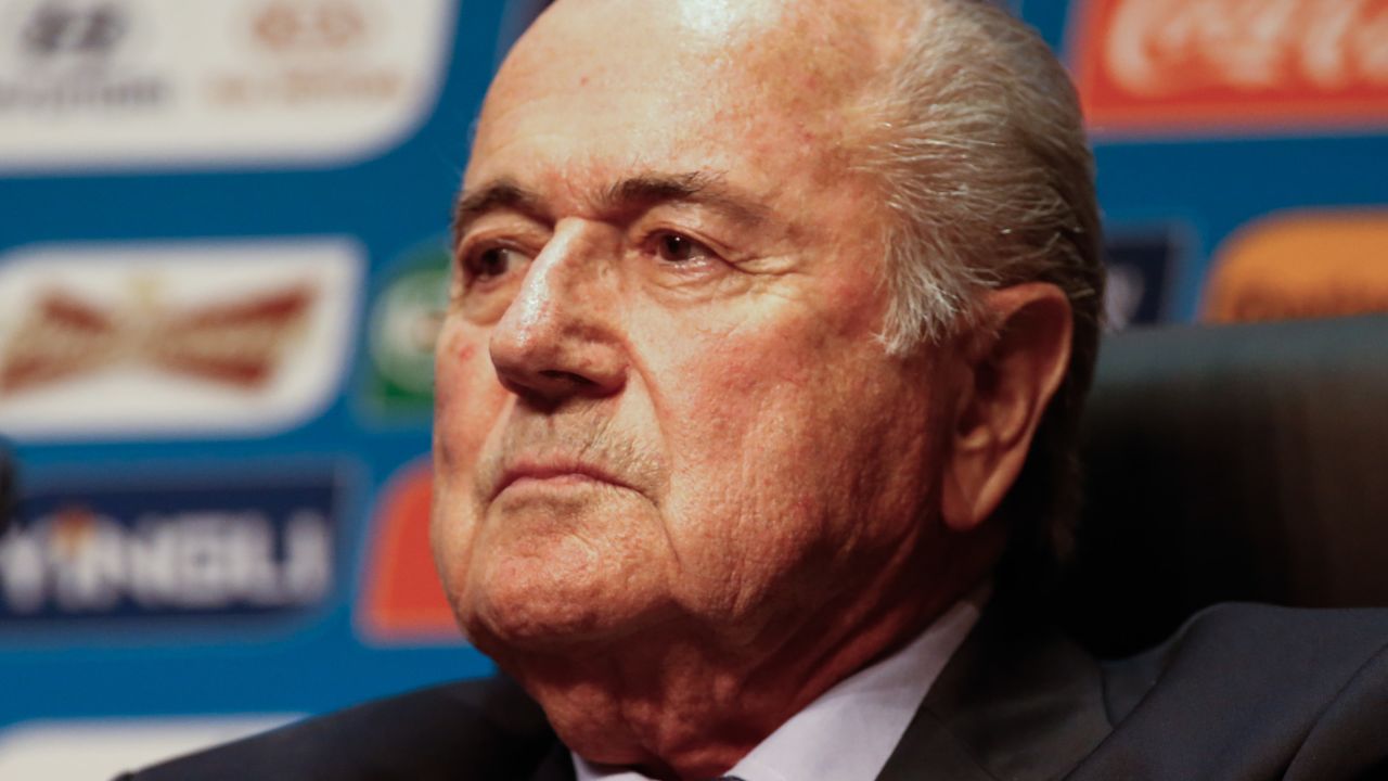 The 78-year-old Sepp Blatter is serving his fourth four-year term as FIFA president.