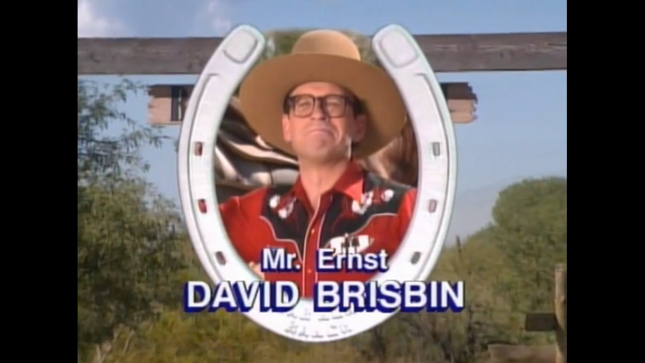 David Brisbin played Mr. Ernst, the owner of Bar None, and provided most of the show's laughs.