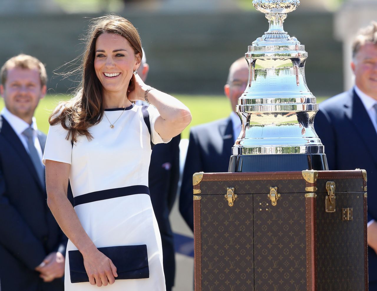 The British launched their $134 million bid earlier this year alongside the Duchess of Cambridge, Kate Middleton, who is also a keen sailor.