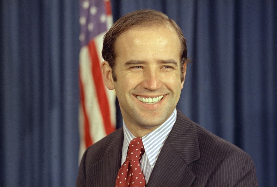 1972:  Democrat Joe Biden was a fresh faced, political newcomer when he defeated Republican incumbent Sen. Caleb Boggs.