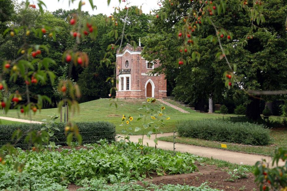At Germany's Garden Kingdom Dessau-Woerlitz, the Snake House (pictured), so called because of the shape of its gutters, was a retreat for the wife of Prince Franz of Anhalt-Dessau.