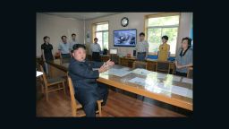 The photos of "Kim Jong Un Angry at Weather Forecasters" is being used under fair use guidelines. This means that you must write specifically to the clip, use only as much as is needed to make your editorial point, no use in promos, bumps or teases. Must font "Rodong Sinmum". Please consult your assigned attorney if you have questions.