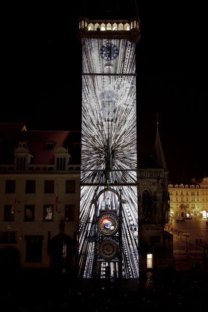 The Macula's depiction of the Prague Astrological Clock's 600-year history.