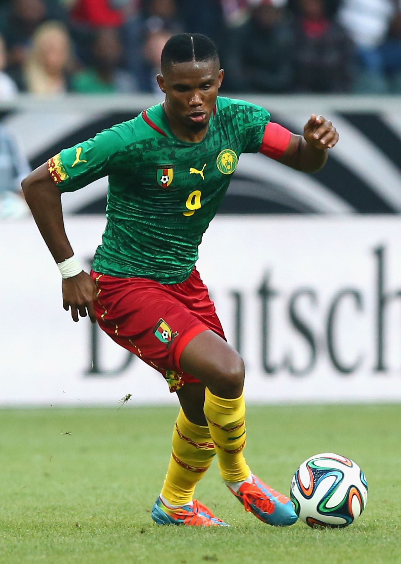 Arguably Africa's most accomplished player, Eto'o played for Cameroon and most notably, Barcelona. He's scored in two Champions League finals and has played in four World Cups.  