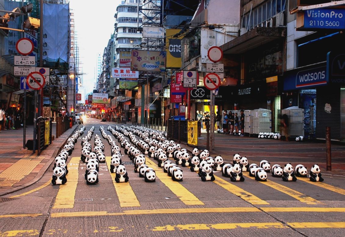We'd prefer this scene over Mongkok's usual traffic any day. 