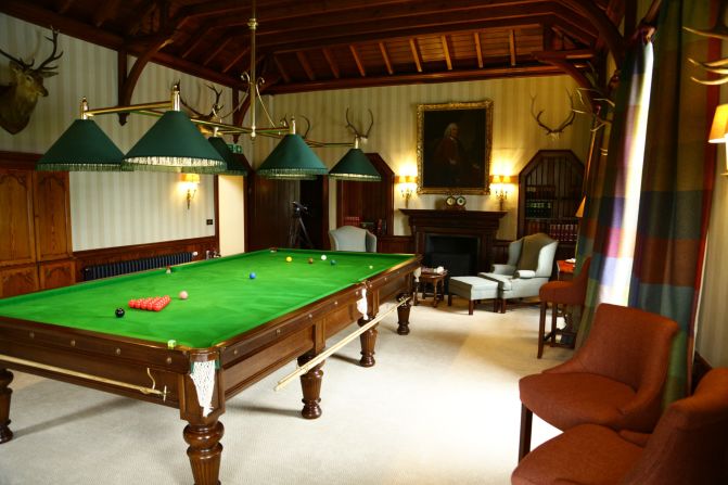 Murray has proved himself somewhat of a talented snooker player. You can have a go on his table at the hotel.