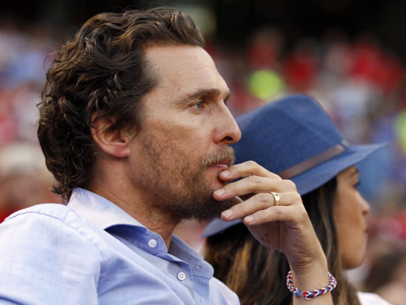 <strong>Matthew McConaughey, father of three, on responsibility</strong>: "Everything I do leads back to them: how I take care of myself, how I handle myself, how I need to make sure that I stay healthy and literally alive, because they need me. That's a great responsibility."