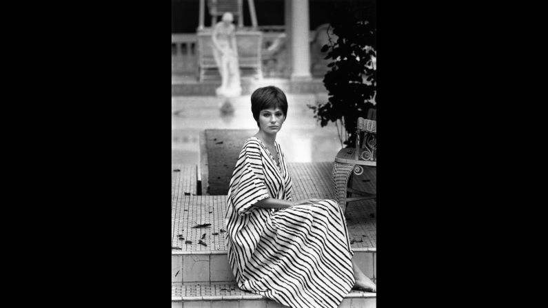 Caftans were a staple of the bohemian chic look that evolved from Western jet-setters visiting the Middle East and North Africa in the 1960s, said Valerie Steele, director and chief curator of the Museum at the Fashion Institute of Technology in New York. The look was popularized in fashion spreads and celebrities, including British model and actress Jacqueline Bisset, here in 1968.
