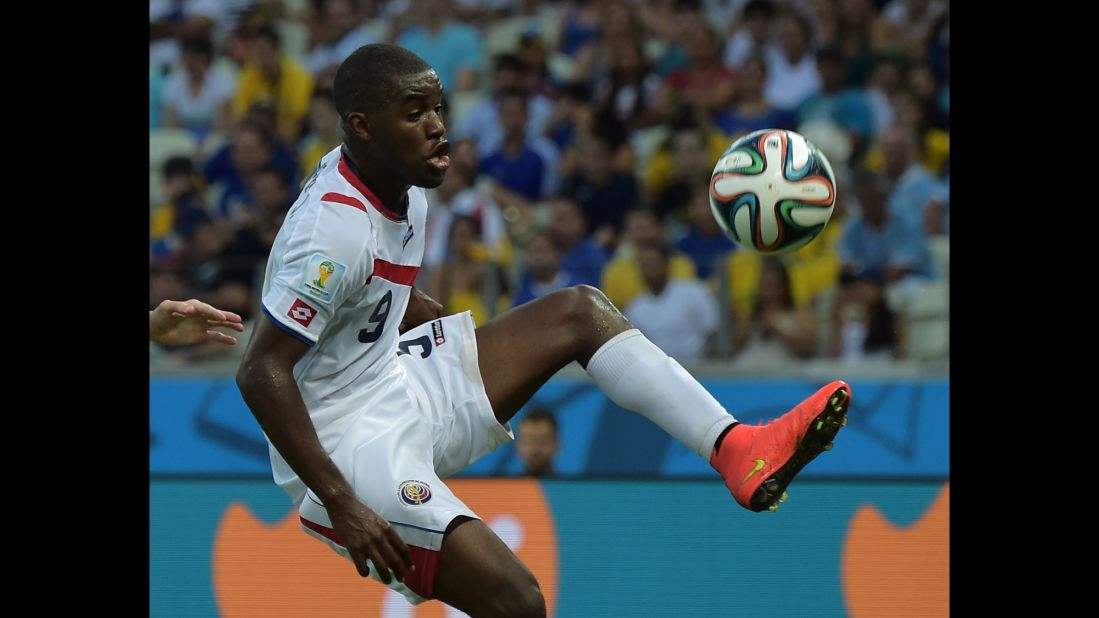 Costa Rica forward Joel Campbell was a key player in the match, scoring the equalizing goal and setting up his team's third.